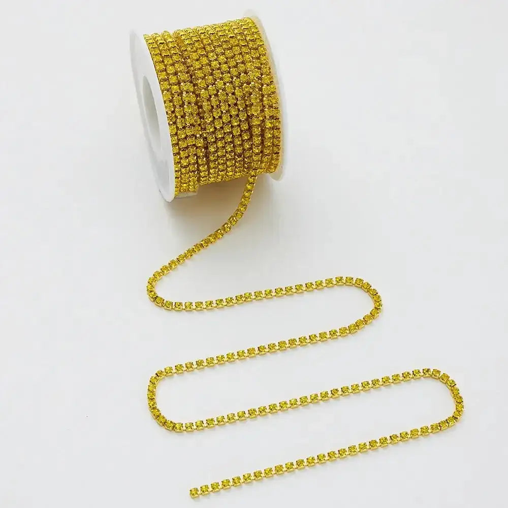 FS19154-9 Meters /Roll 2mm Color Chain -Zoe DIY Wholesale