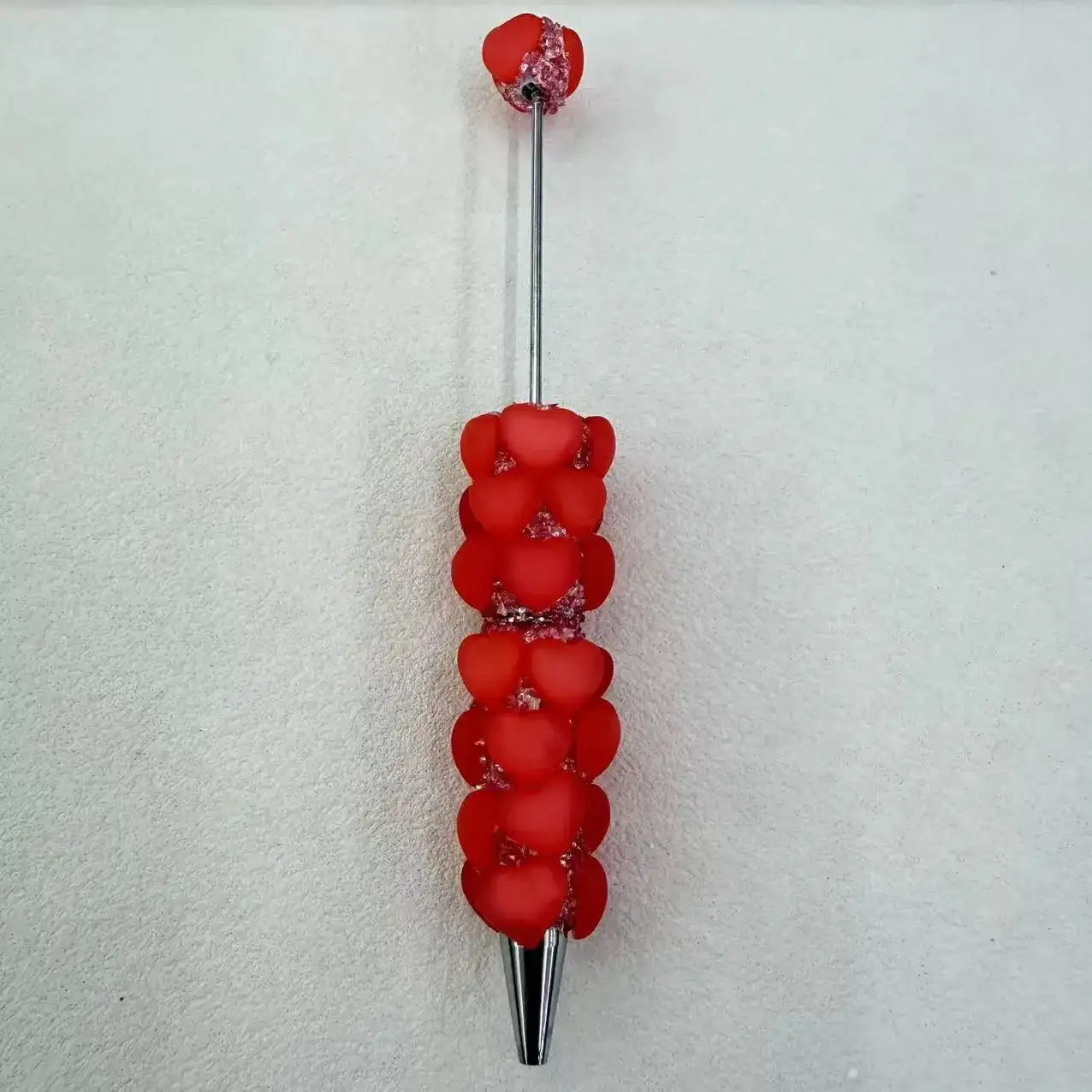 FS19199-Fancy Heart Beadable Pen -Zoe DIY Wholesale