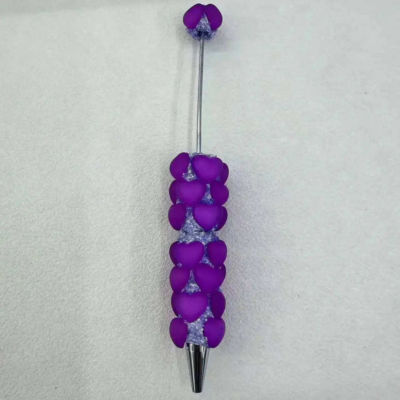 FS19199-Fancy Heart Beadable Pen -Zoe DIY Wholesale