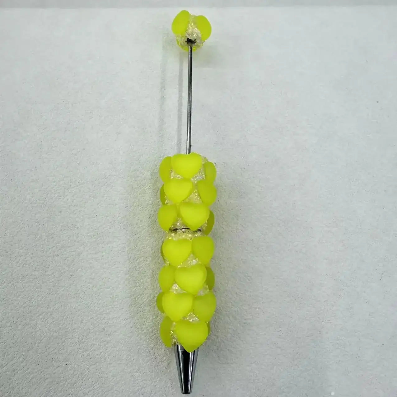 FS19199-Fancy Heart Beadable Pen -Zoe DIY Wholesale