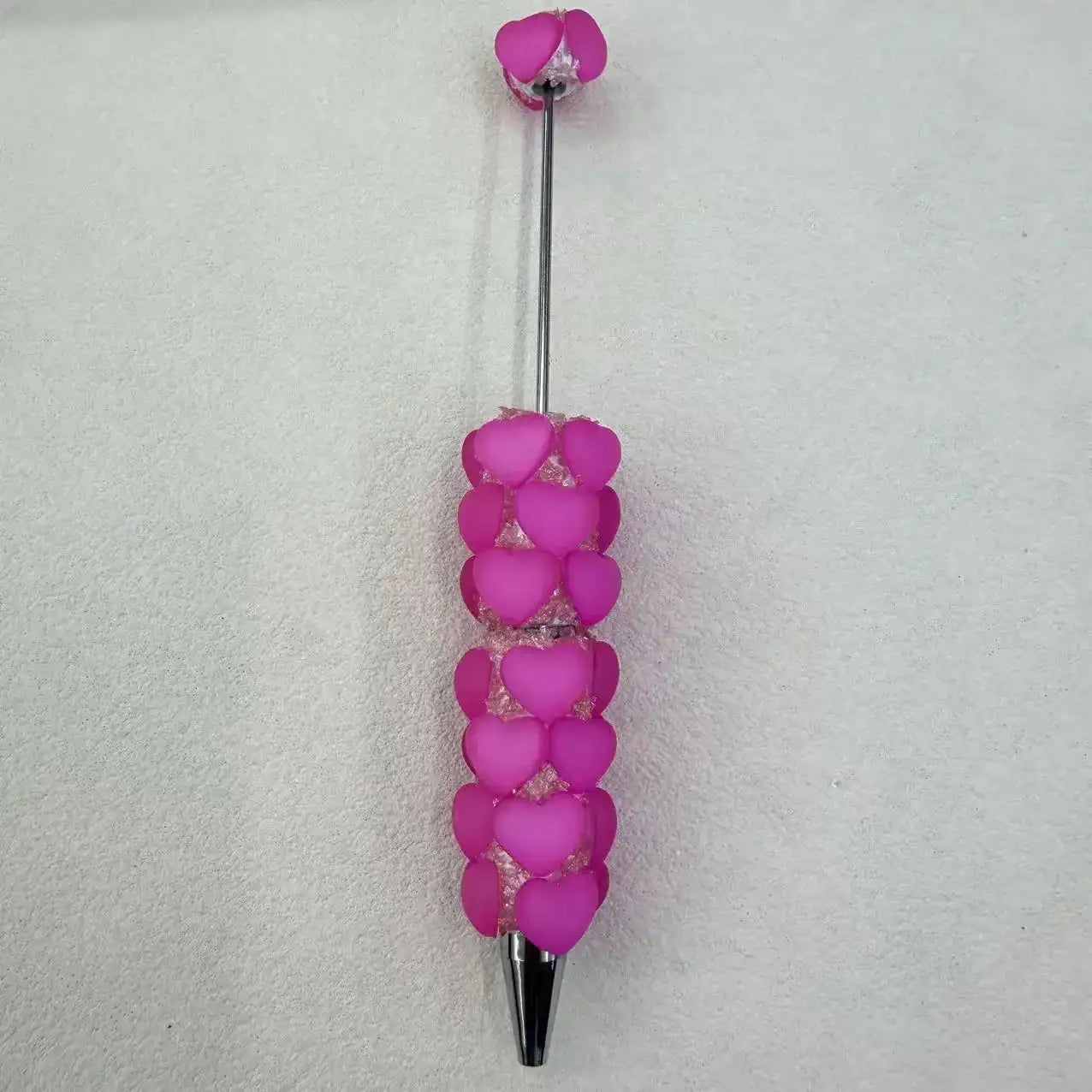 FS19199-Fancy Heart Beadable Pen -Zoe DIY Wholesale