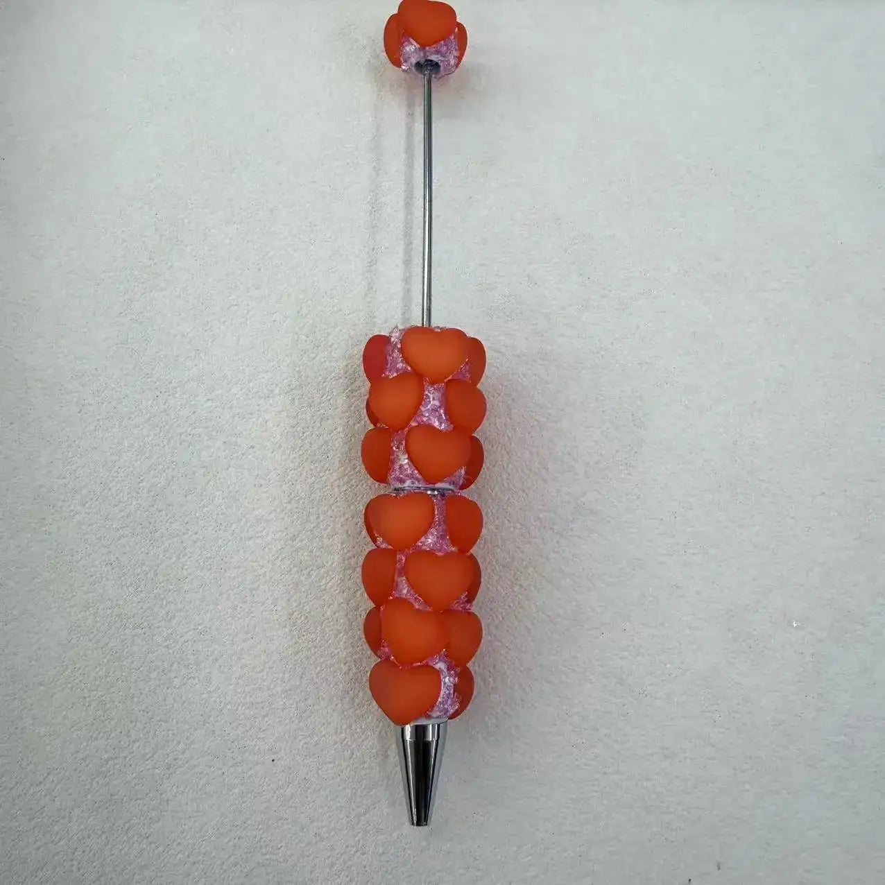 FS19199-Fancy Heart Beadable Pen -Zoe DIY Wholesale