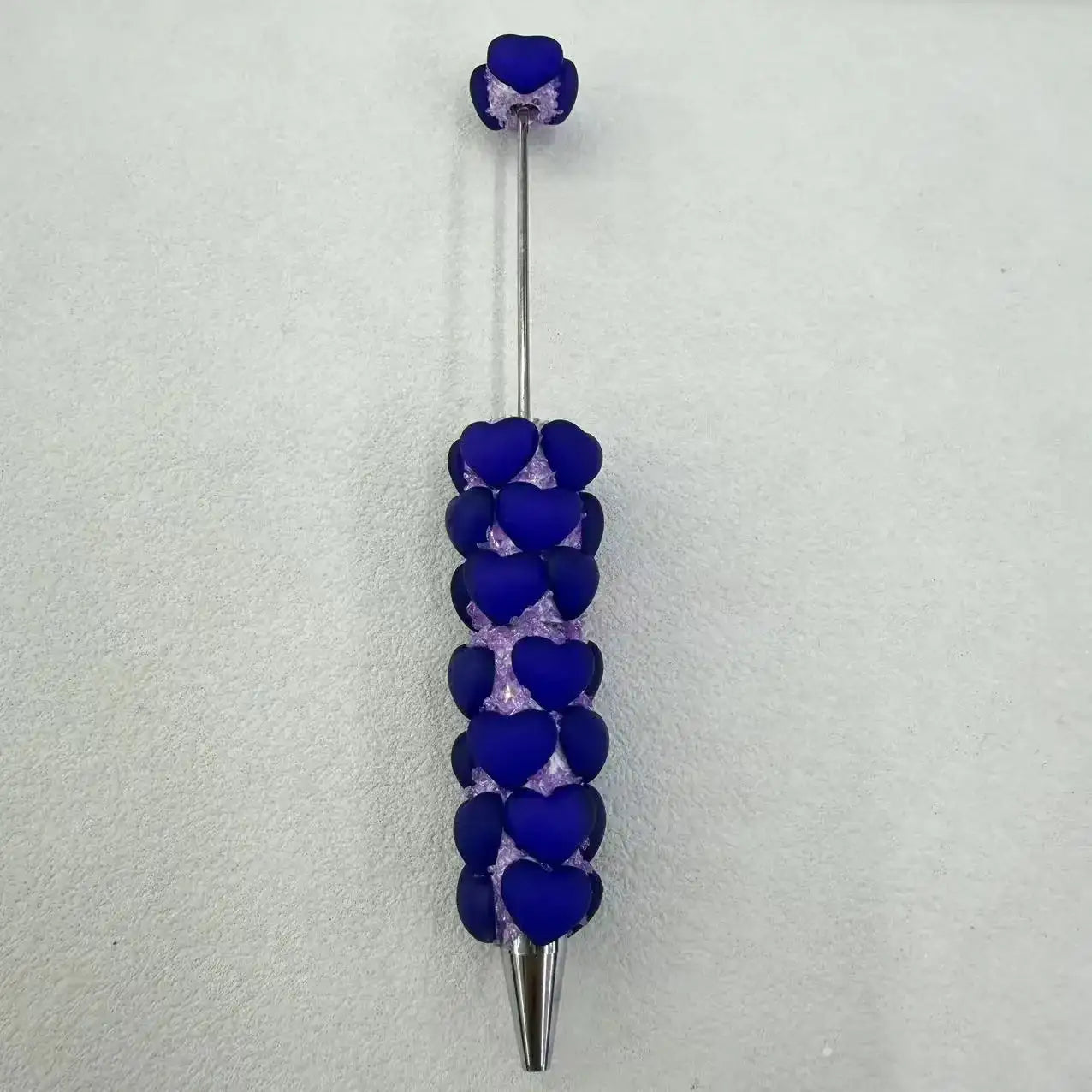FS19199-Fancy Heart Beadable Pen -Zoe DIY Wholesale