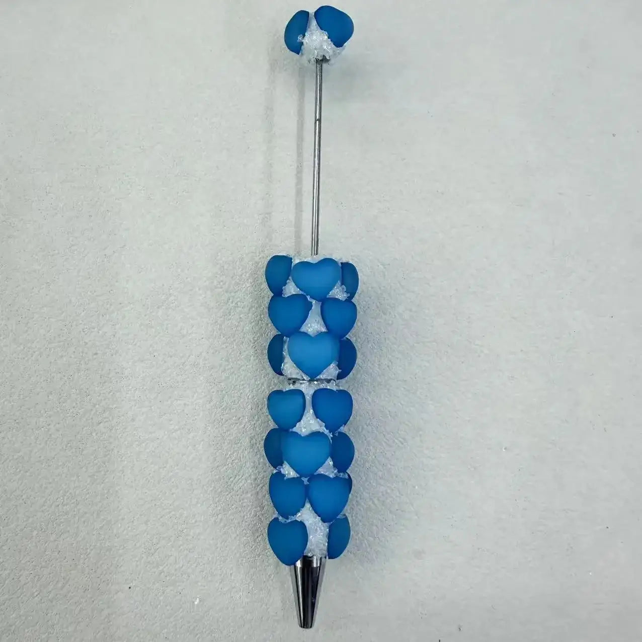 FS19199-Fancy Heart Beadable Pen -Zoe DIY Wholesale
