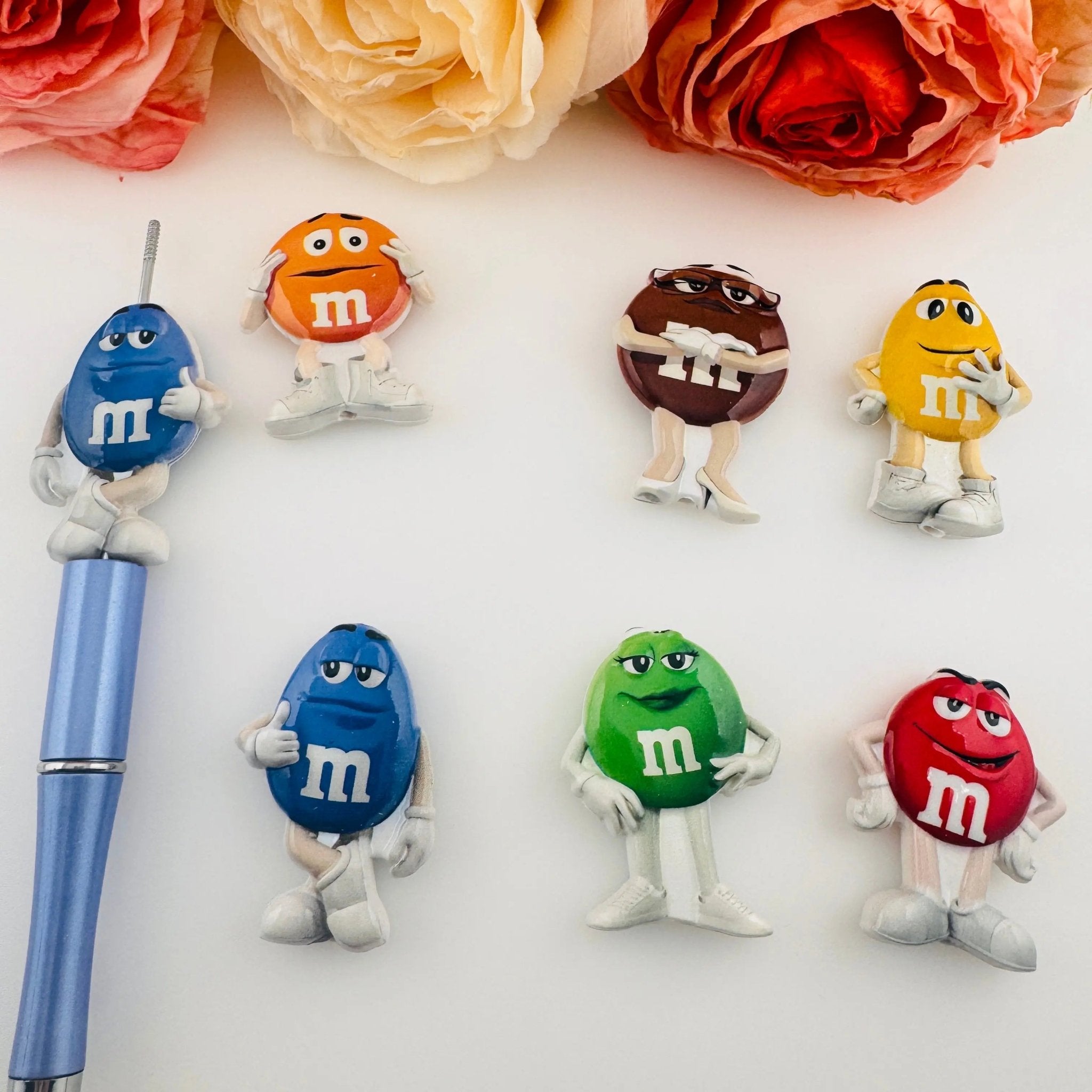 FS19243-About 30×45mm M&M Resin Beads -Zoe DIY Wholesale