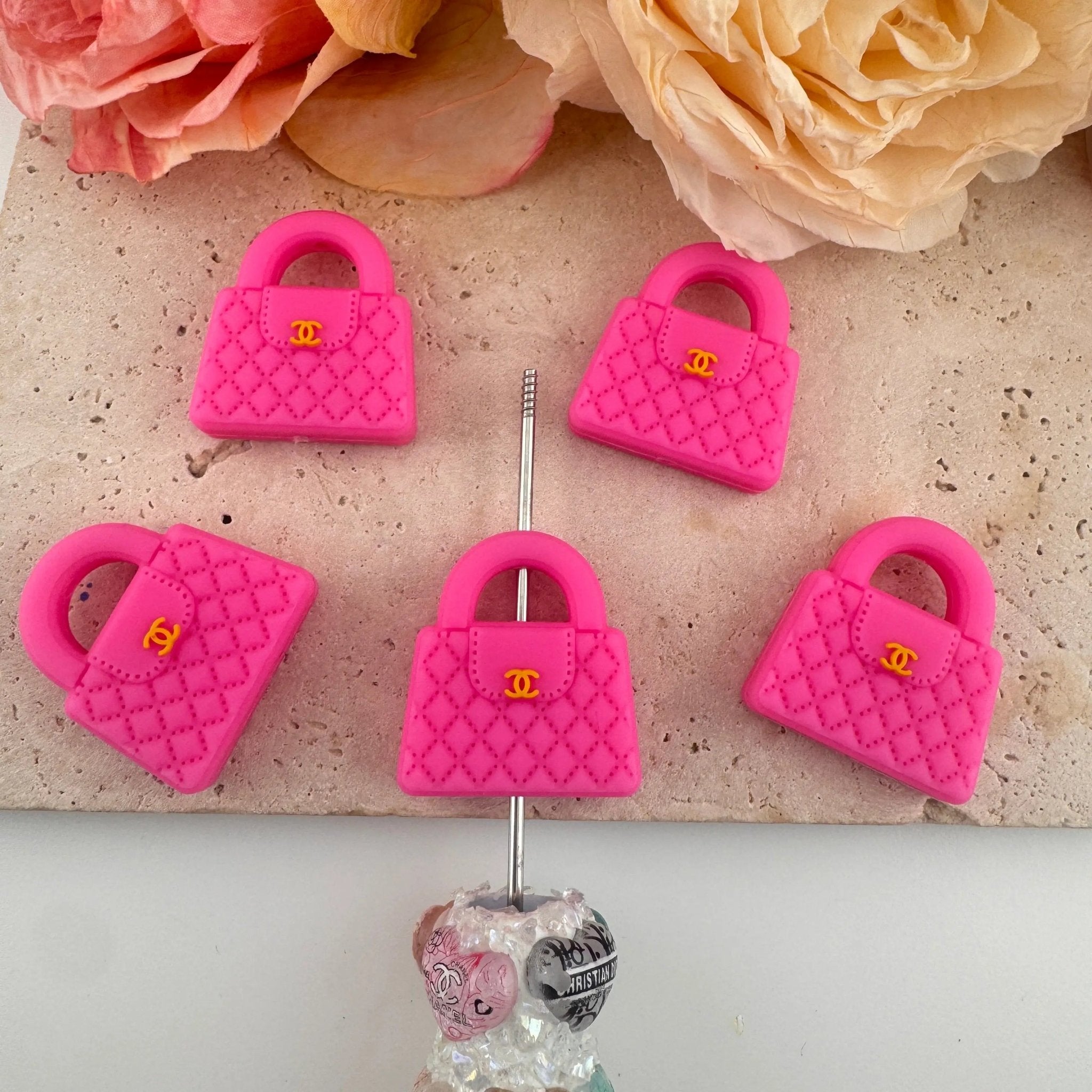 FS19267-Silicone Focal Beads As Picture Shows -Zoe DIY Wholesale