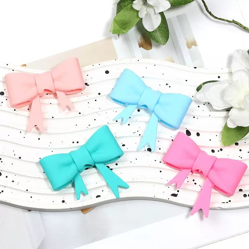 FS19281-Silicone Bow Beads -Zoe DIY Wholesale