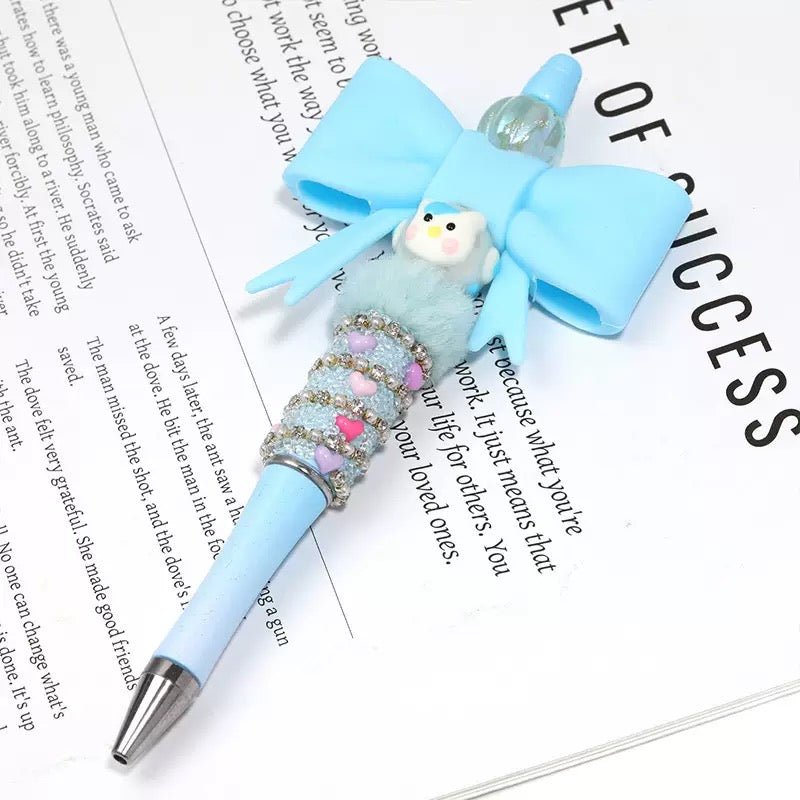FS19281-Silicone Bow Beads -Zoe DIY Wholesale