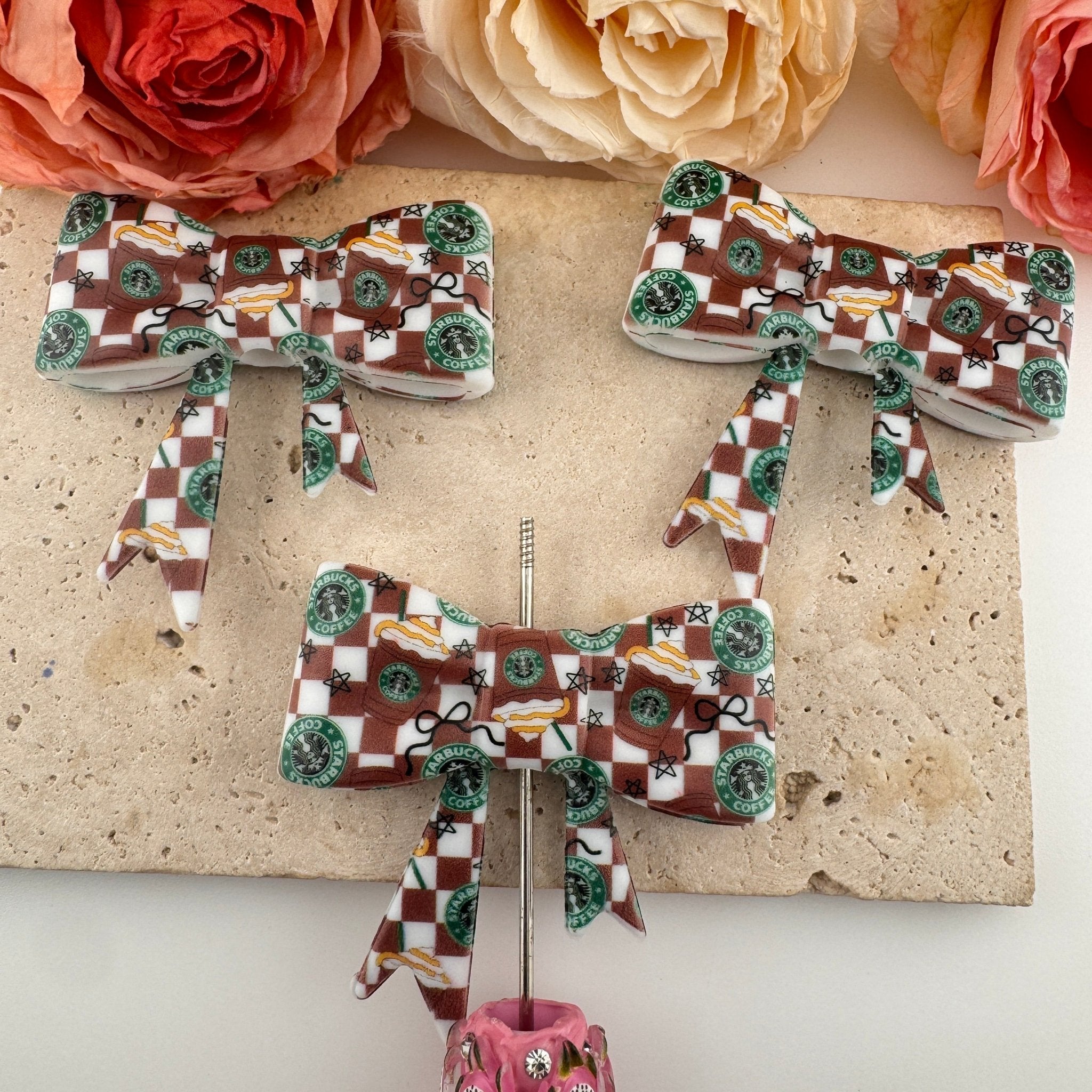 FS19299-About 60×54mm Bow Silicone Beads -Zoe DIY Wholesale