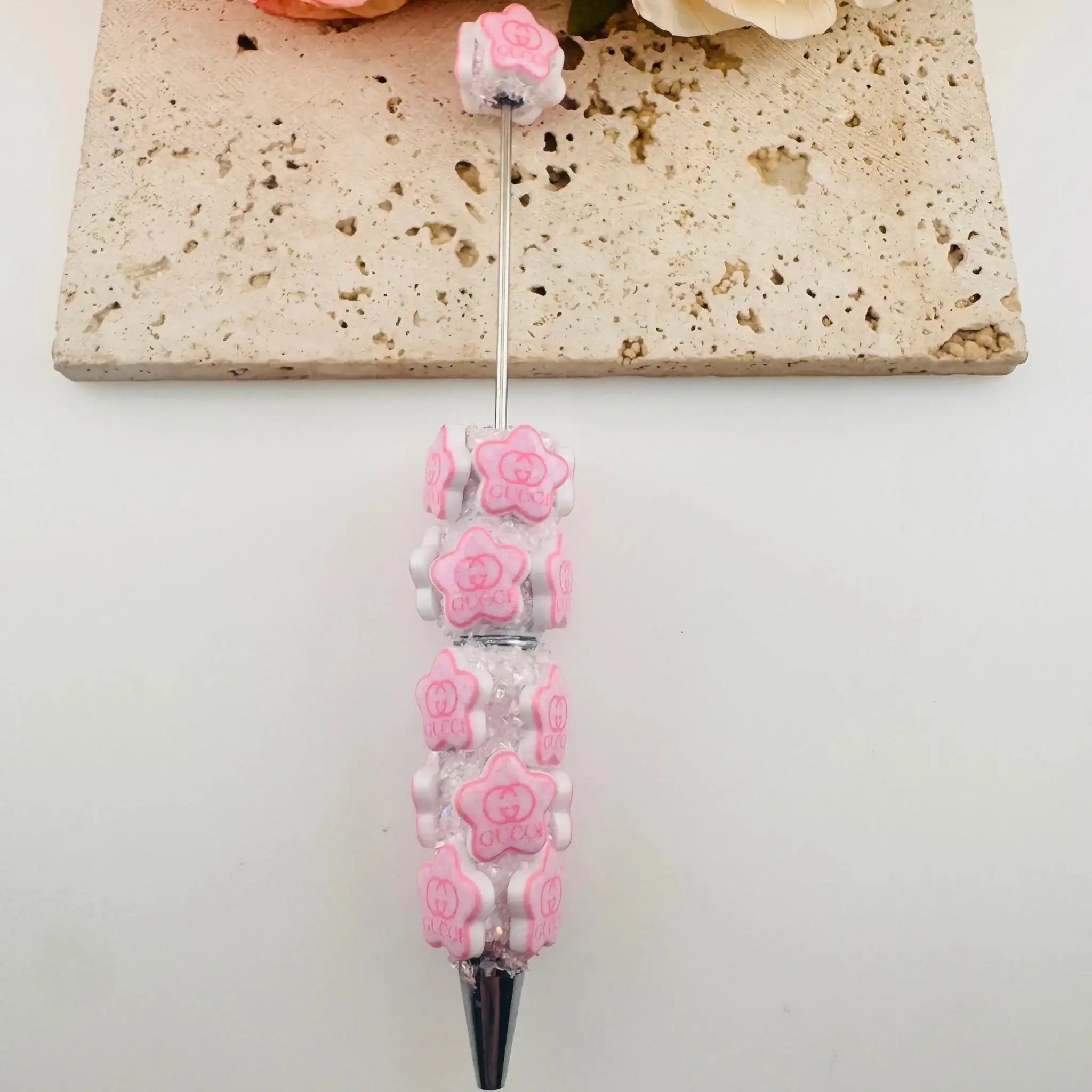FS19424-Luminous Design Star Sugar Clay Beadable Pens -Zoe DIY Wholesale