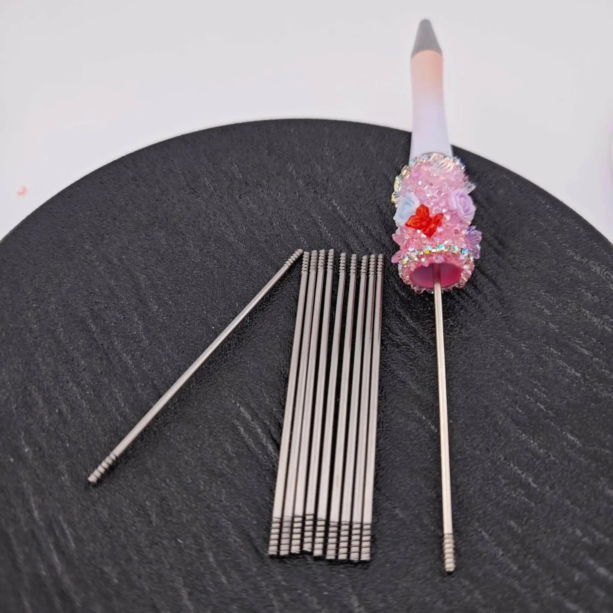 FS2007-72mm Regular Length Stainless Steel Metal Rod For Beadable Pens -Zoe DIY Wholesale