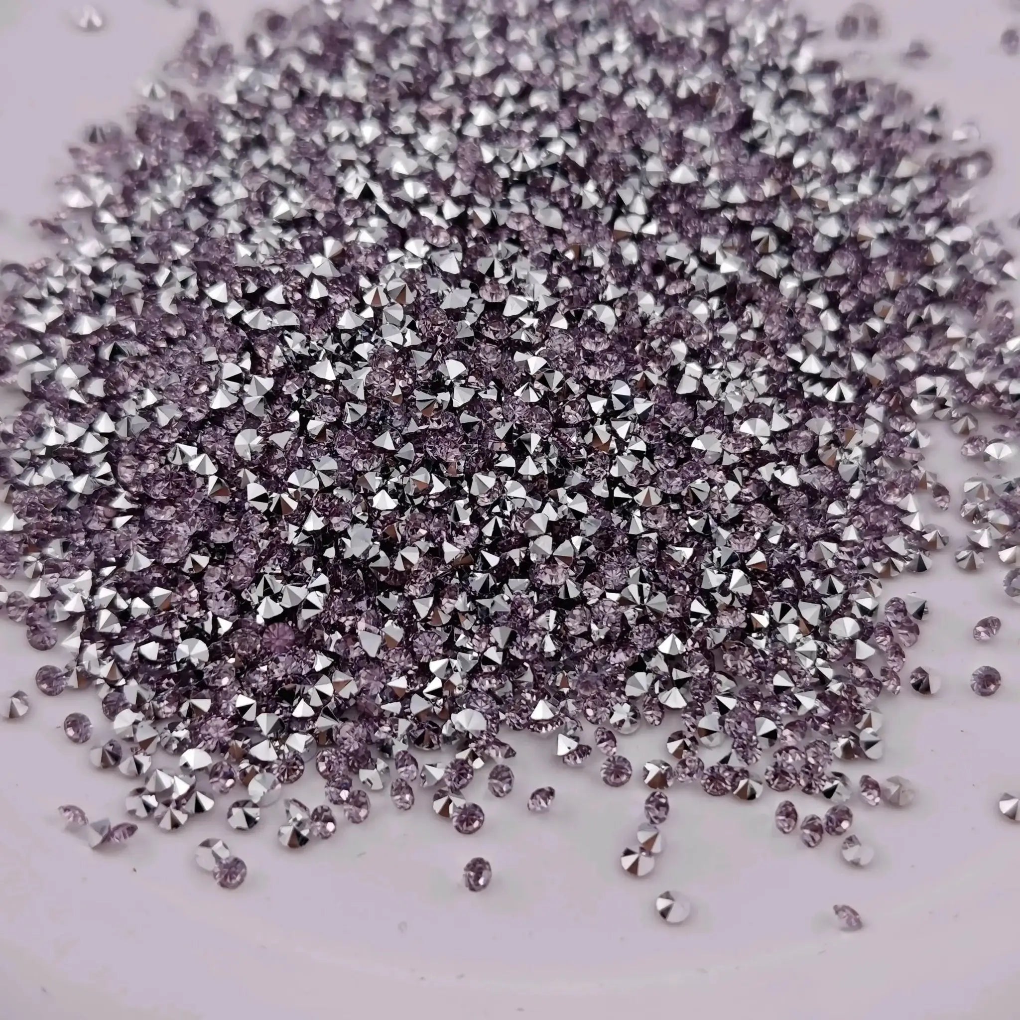 FS2097-2mm Silver bottom Diamonds Sugar -Zoe DIY Wholesale