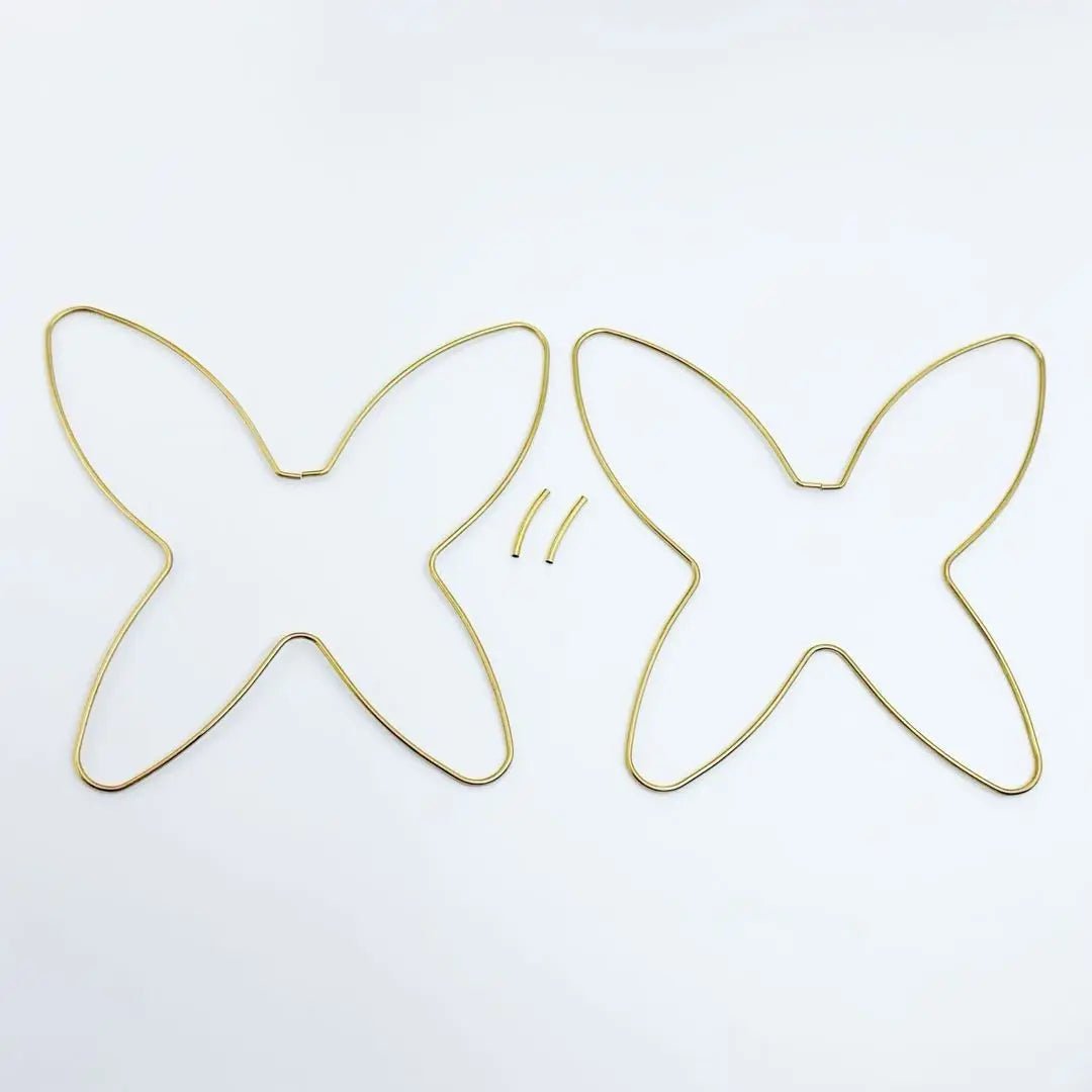 FS2102-120mm ×120mm Butterfly Car Hanger Ring -Zoe DIY Wholesale