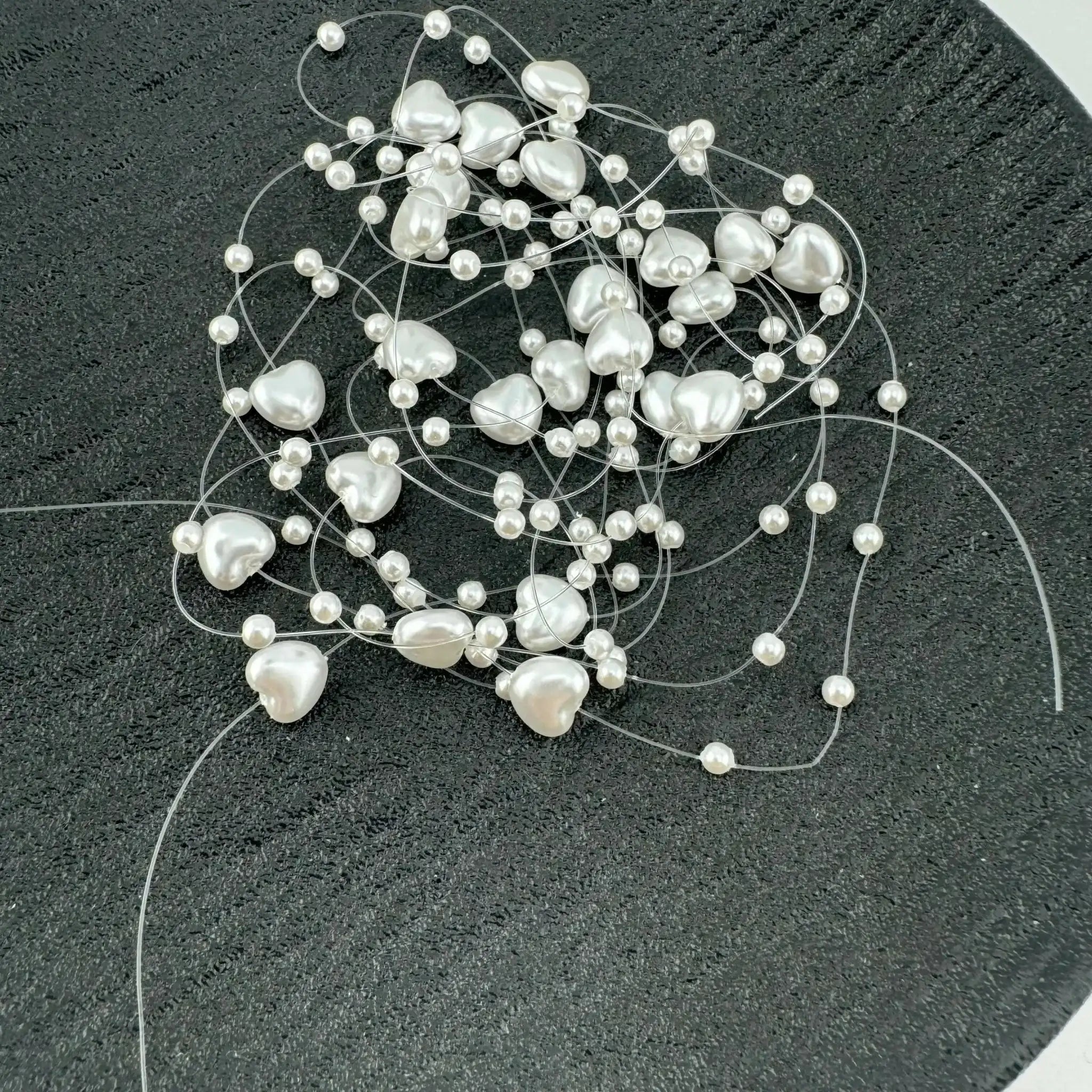 FS2187-2 Meters Pearl Chain For Making Fancy Beads -Zoe DIY Wholesale