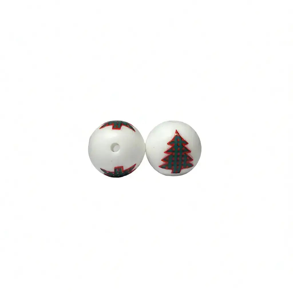 FS2534-Christmas Tree Silicon Beads -Zoe DIY Wholesale