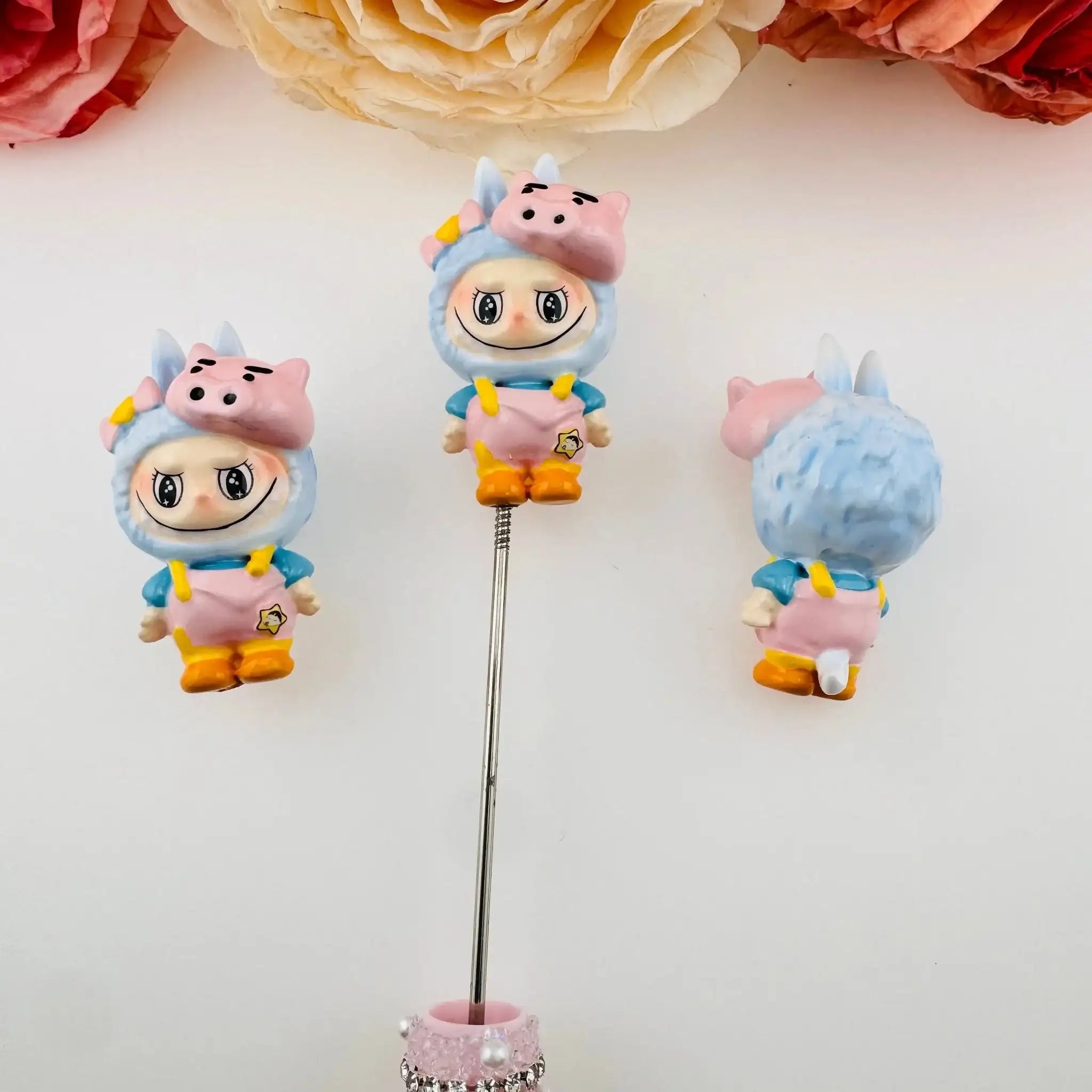 FS2642-Labubu Hand Painted Pen Topper -Zoe DIY Wholesale