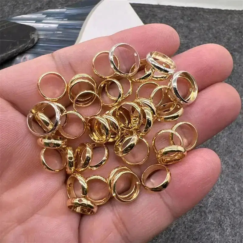 FS2717-12MM Bead ring -Zoe DIY Wholesale