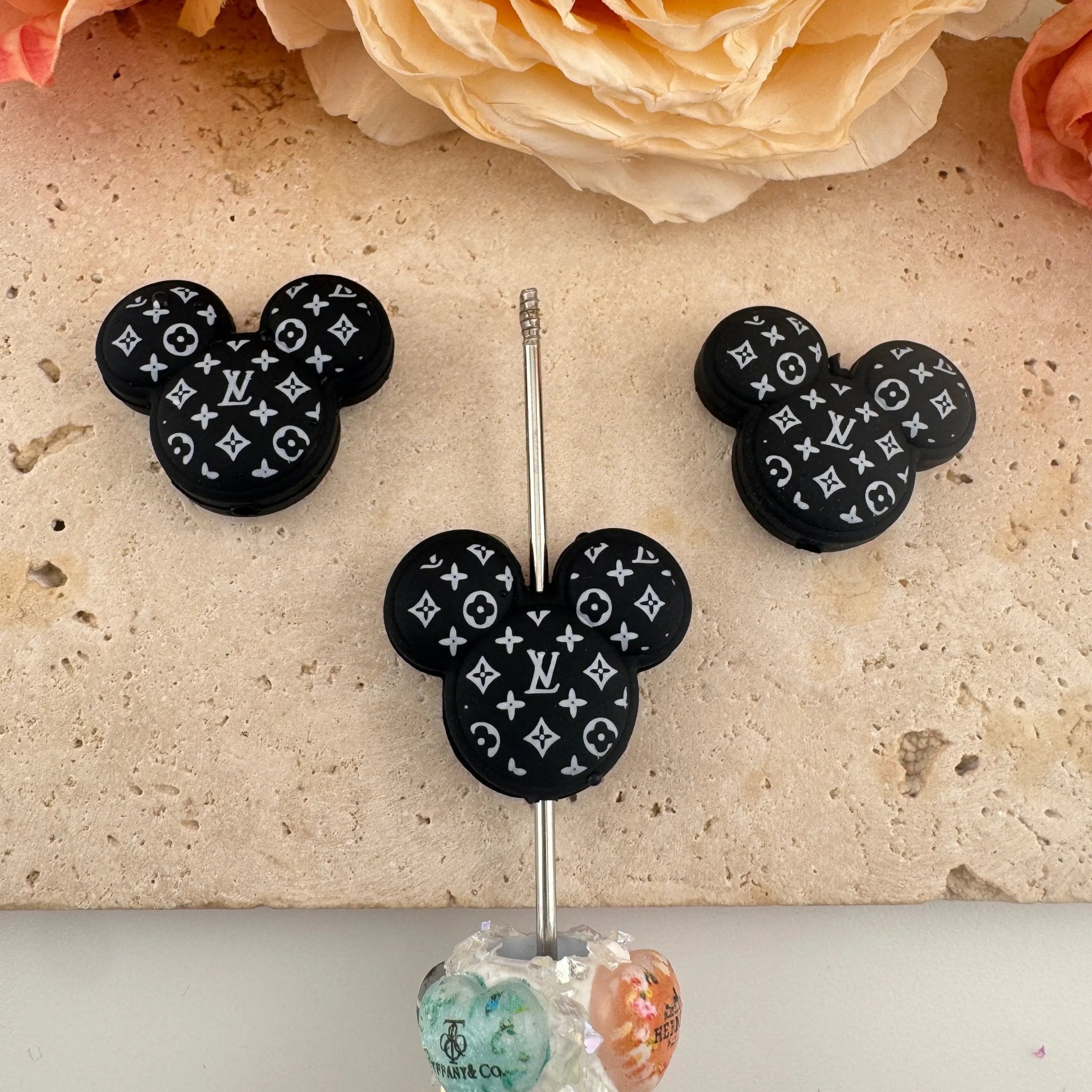 FS3398-Silicone Focal Beads As Picture Shows -Zoe DIY Wholesale