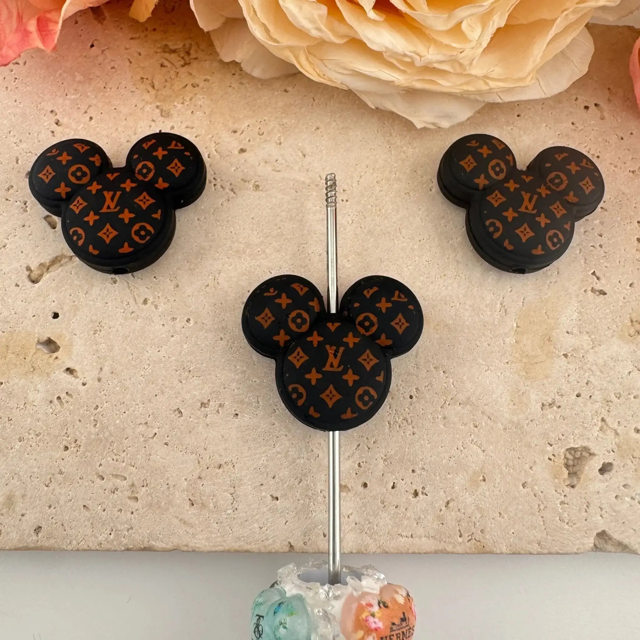FS3398-Silicone Focal Beads As Picture Shows -Zoe DIY Wholesale