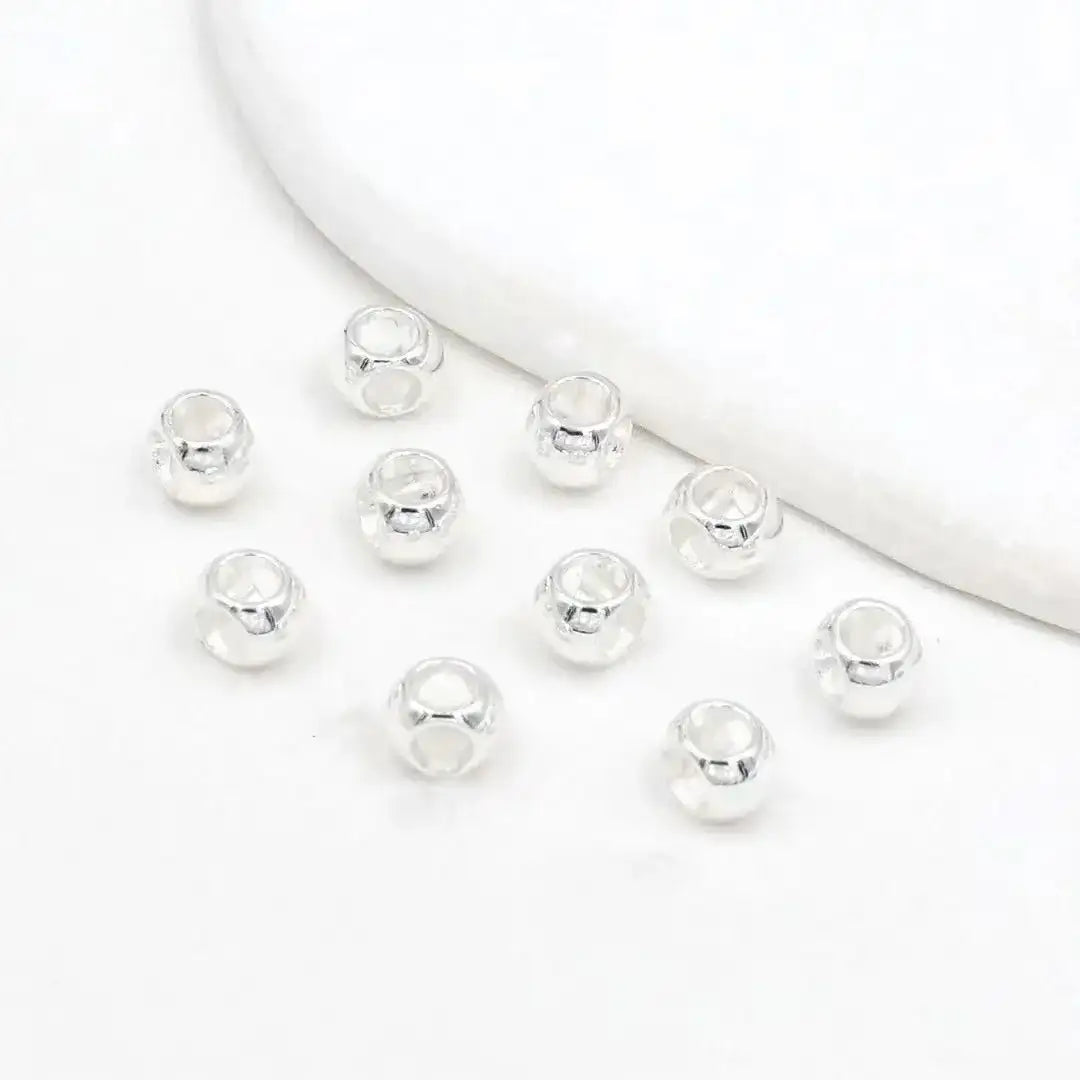 FS3610-5mm Metal 4 Hole Beads -Zoe DIY Wholesale