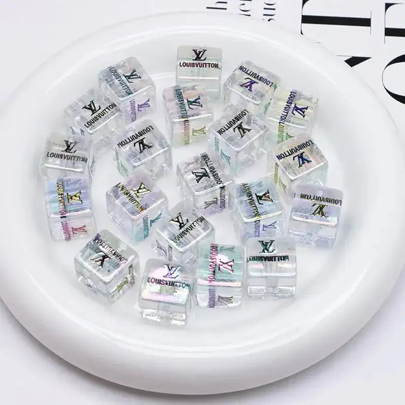 FS3679- 16mm Transparent LV Square Acrylic -Zoe DIY Wholesale