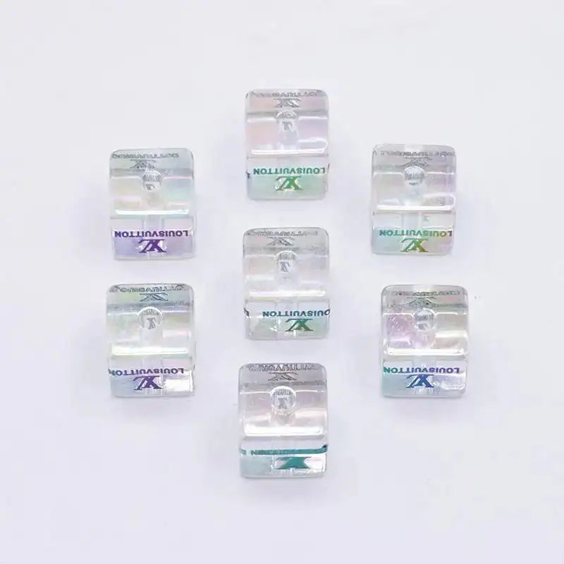 FS3679- 16mm Transparent LV Square Acrylic -Zoe DIY Wholesale