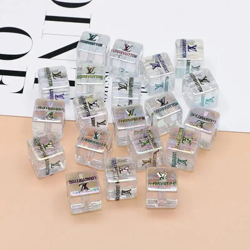 FS3679- 16mm Transparent LV Square Acrylic -Zoe DIY Wholesale