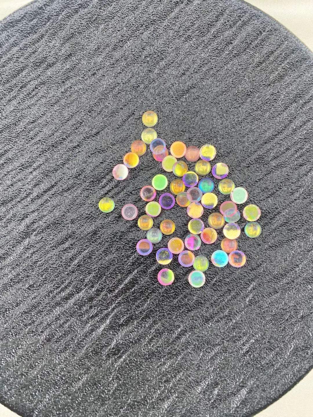 FS3780-6MM Semi-Circular Acrylic Patch For Decoration -Zoe DIY Wholesale