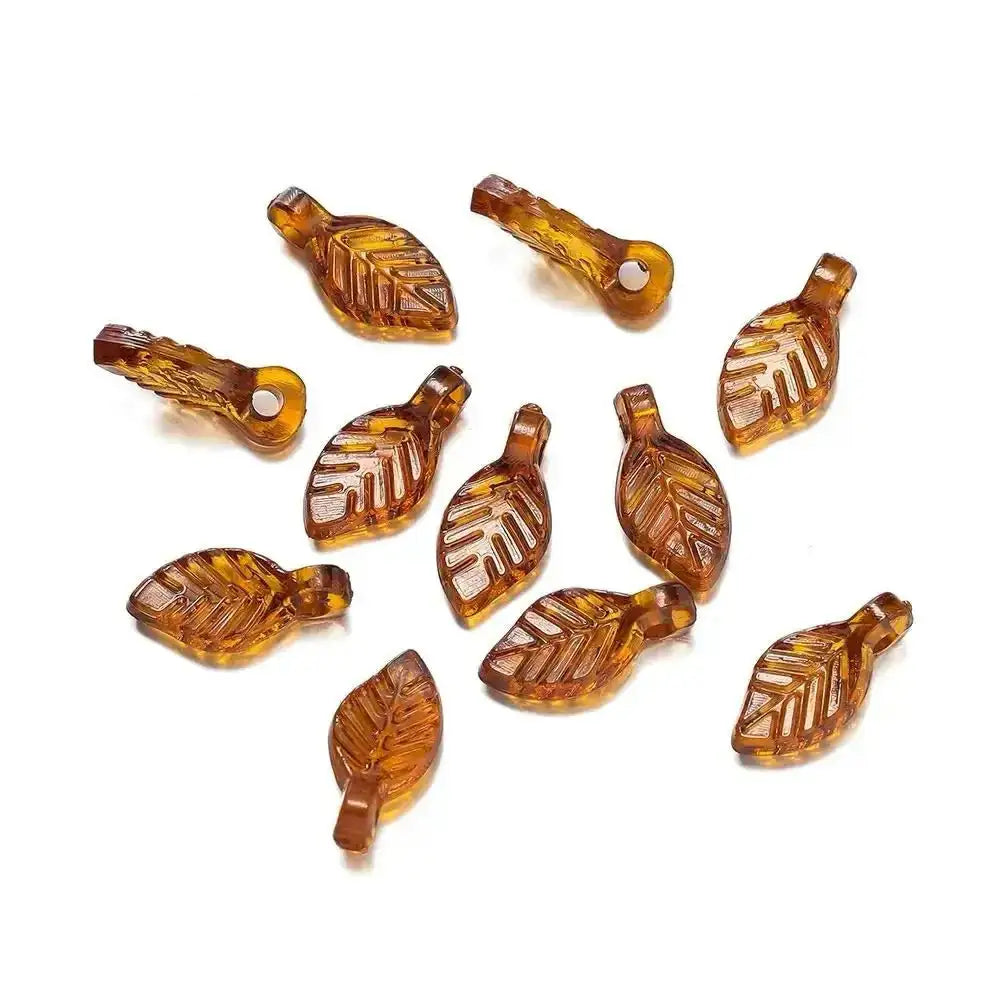 FS4003-5*10MM Leaf Charms -Zoe DIY Wholesale