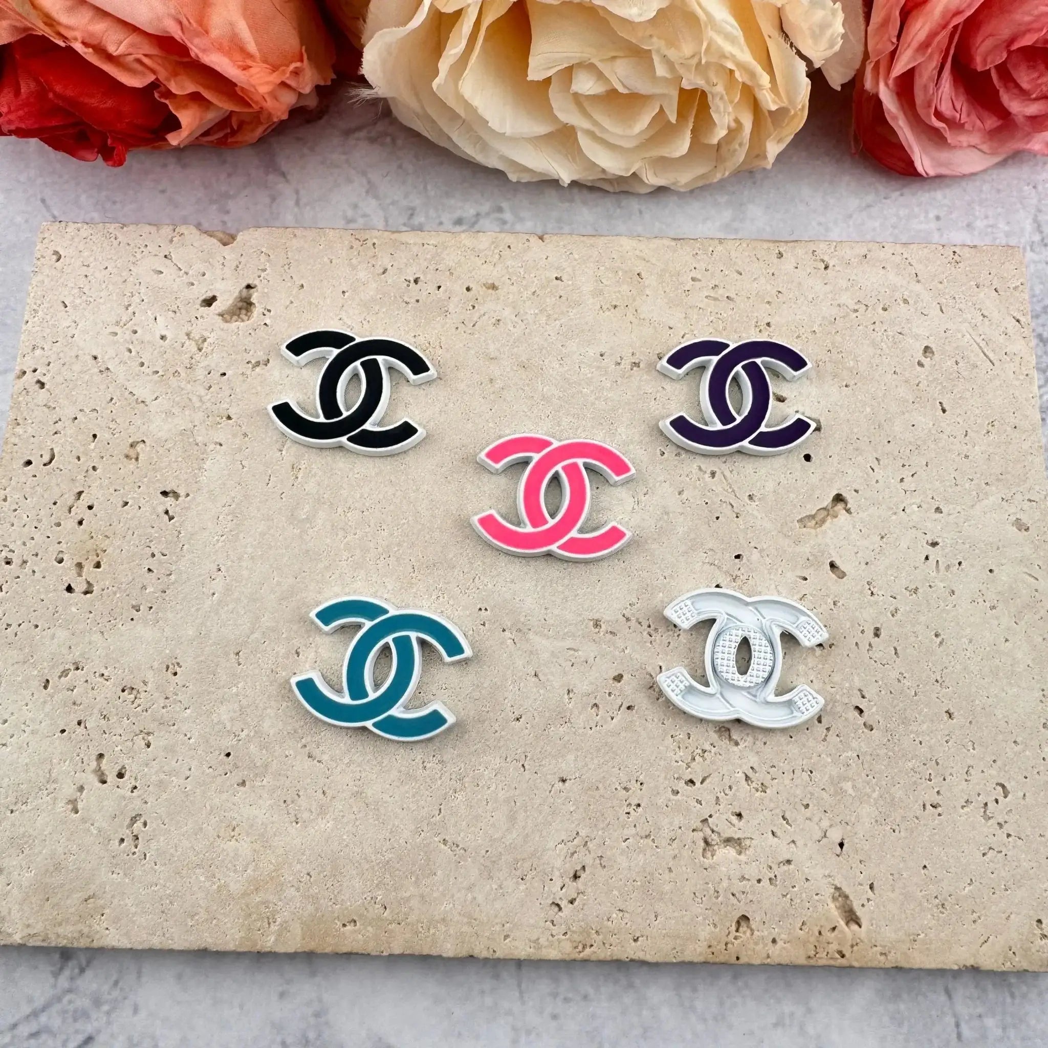 FS4153-About 23×18mm C Metal Patch -Zoe DIY Wholesale