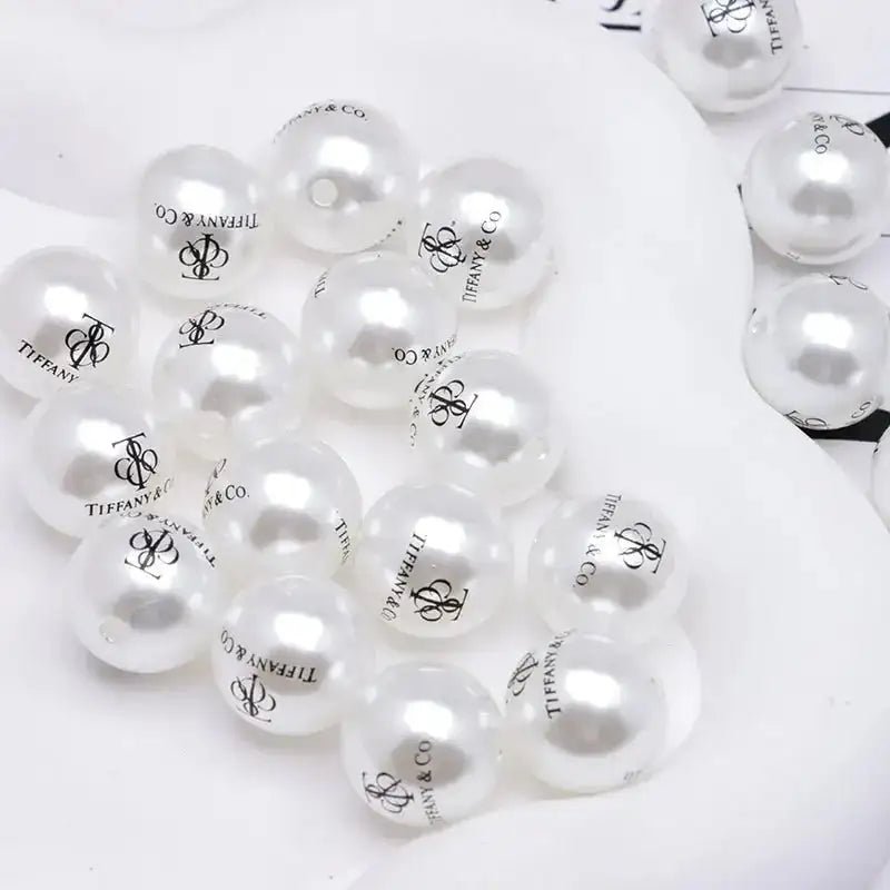 FS4277- 16mm Pearl Looking Acrylic Beads -Zoe DIY Wholesale