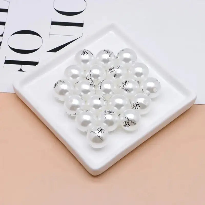 FS4277- 16mm Pearl Looking Acrylic Beads -Zoe DIY Wholesale