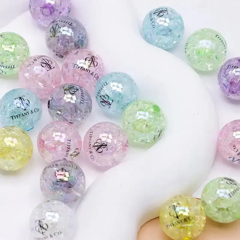 FS4279- 16mm Crackle Acrylic Beads -Zoe DIY Wholesale