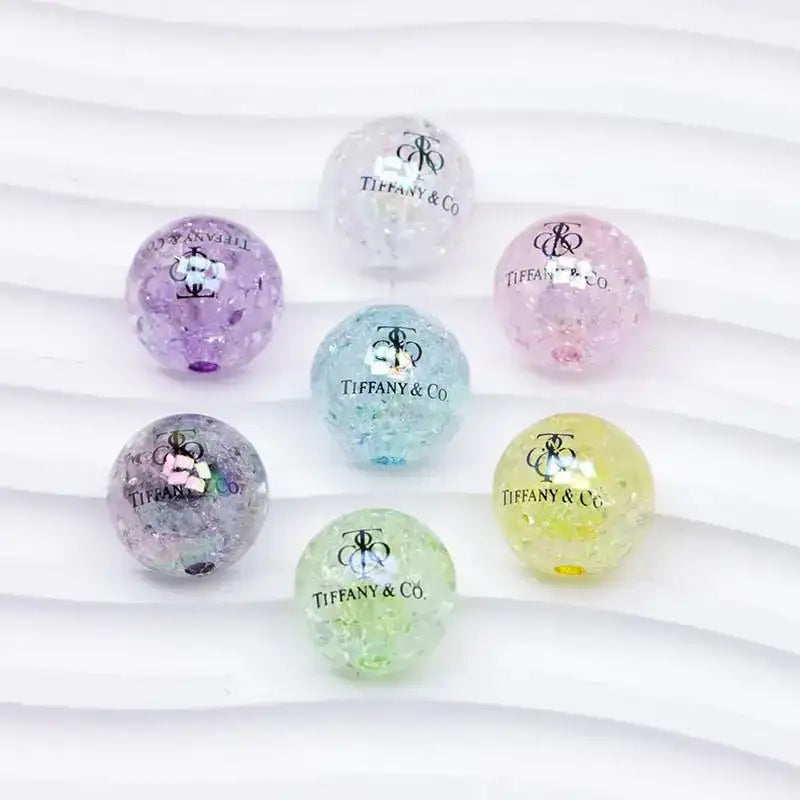 FS4279- 16mm Crackle Acrylic Beads -Zoe DIY Wholesale