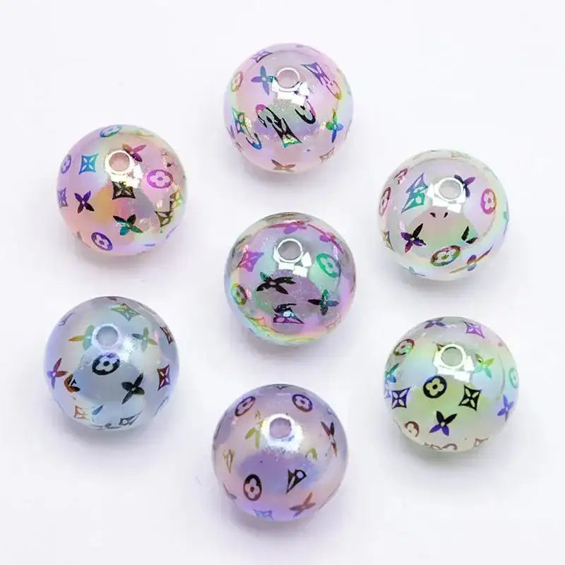FS4309-20m Luminous Acrylic Beads -Zoe DIY Wholesale