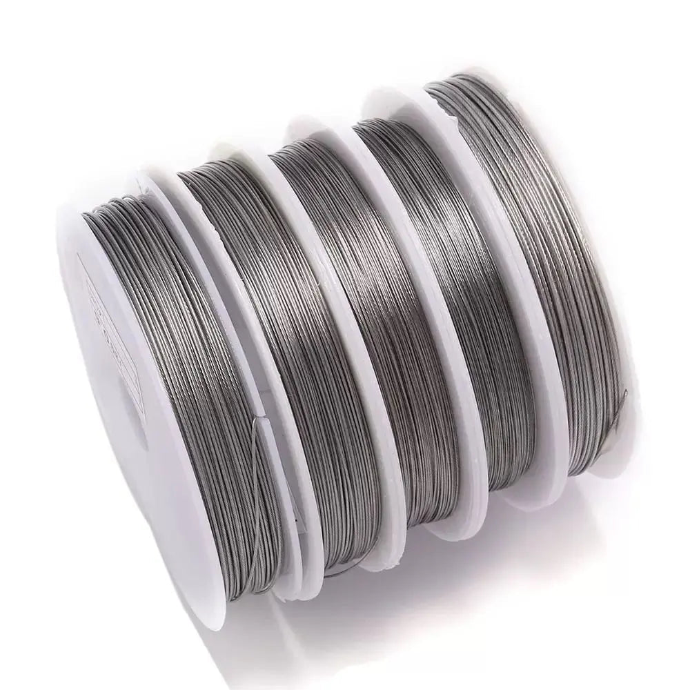 FS4417-0.3mm Silver Steel Wire -Zoe DIY Wholesale