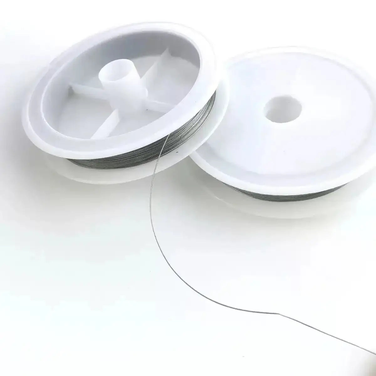 FS4418-0.45MM Silver Steel Wire(About 25M/Roll) -Zoe DIY Wholesale