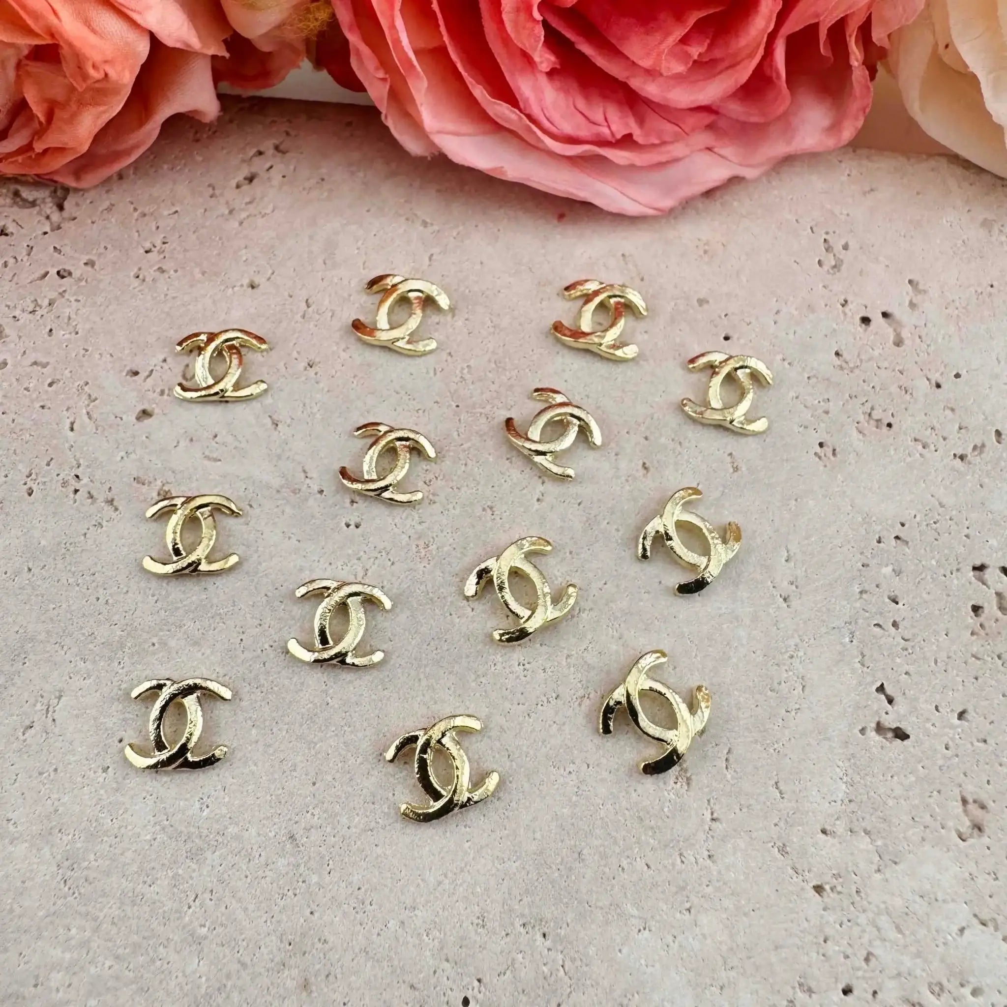 FS4551-7×8mm CC Metal Nail Charms -Zoe DIY Wholesale