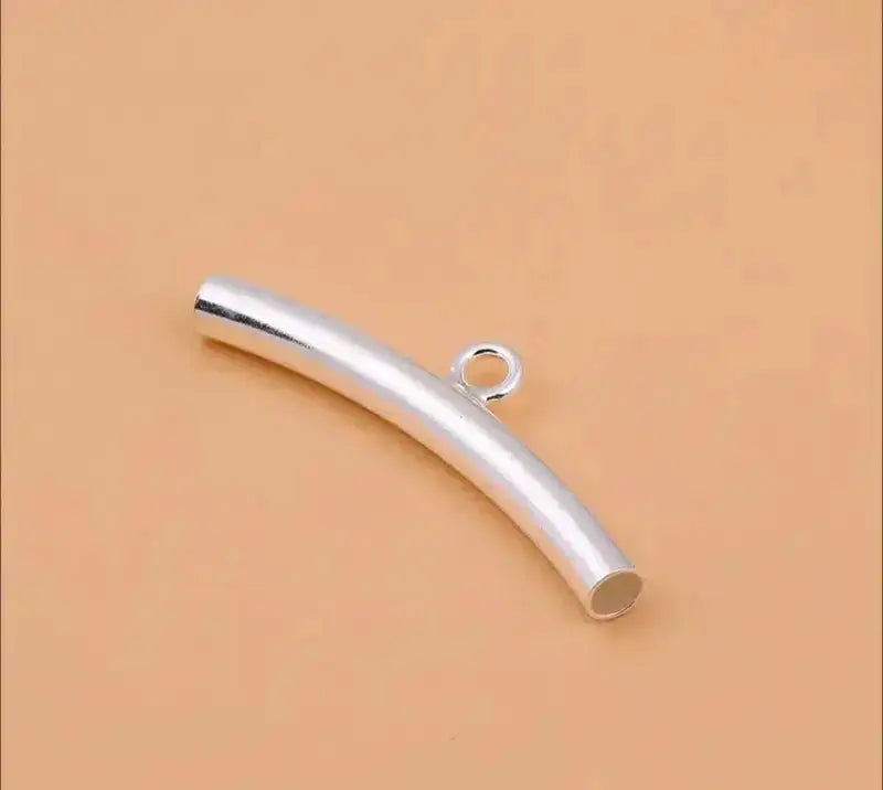 FS4575-2*20MM Silver Connector With Hook -Zoe DIY Wholesale