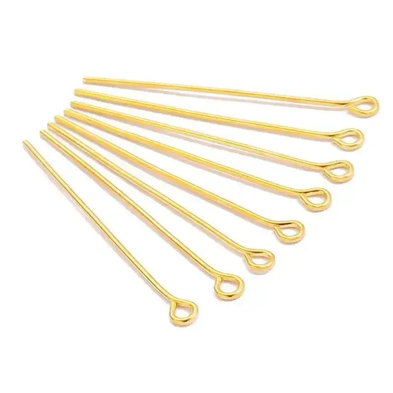FS4577-About 3cm (1.2 Inches) Length Eye Pin For Jewelry Necklace Making -Zoe DIY Wholesale