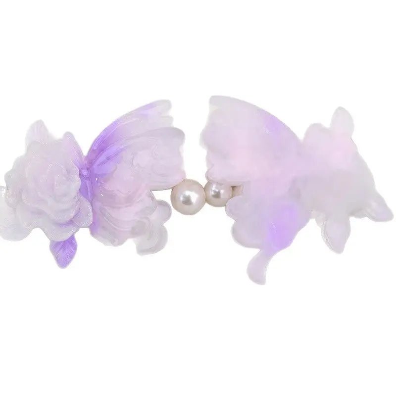 FS4798-45mmx50mm Flower, Butterfly, Luminous Charms Patches -Zoe DIY Wholesale
