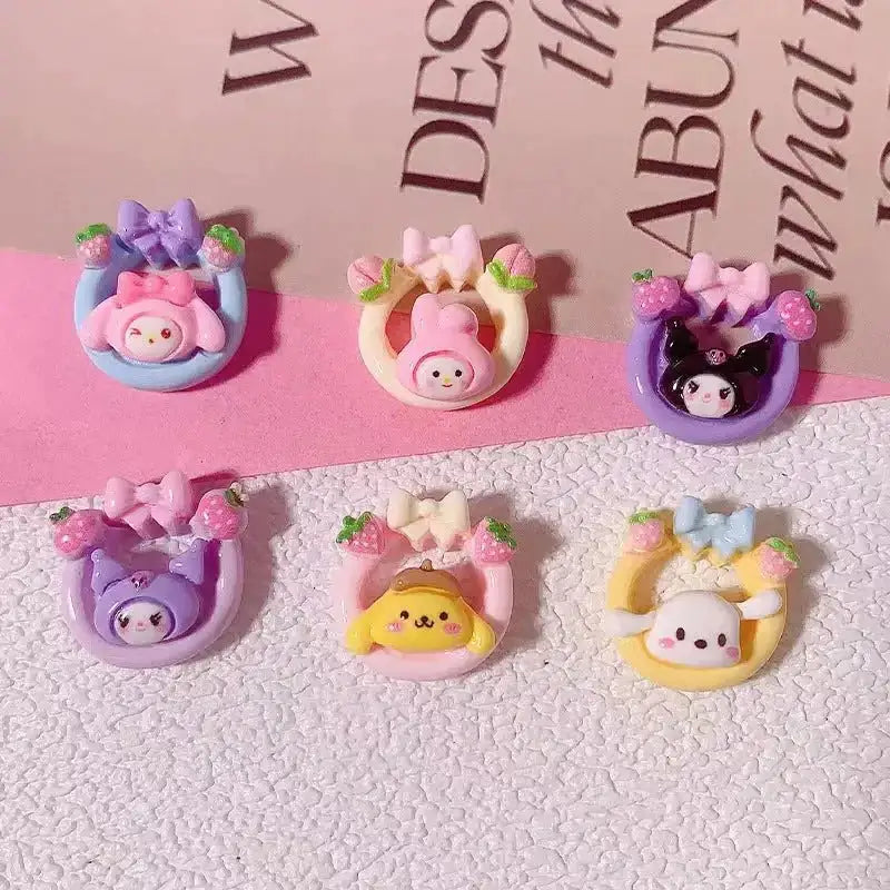FS4832-Sanrio Hollowed-Out Resin Charms -Zoe DIY Wholesale