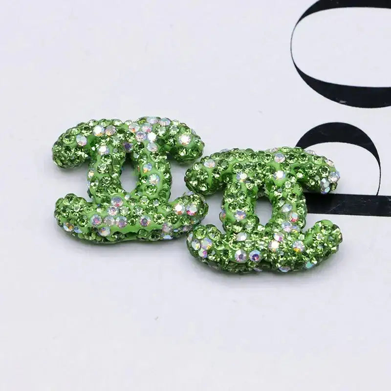 FS4938- 22×26Mm Cc Ceramic Clay Drill Beads Can Pass Through A Pen -Zoe DIY Wholesale