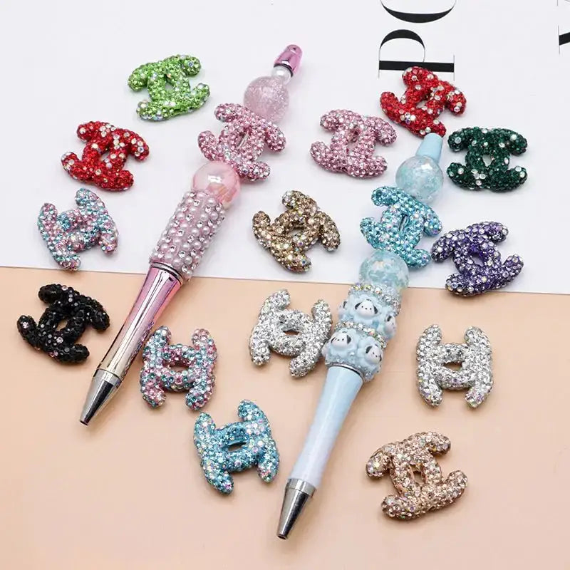 FS4938- 22×26Mm Cc Ceramic Clay Drill Beads Can Pass Through A Pen -Zoe DIY Wholesale
