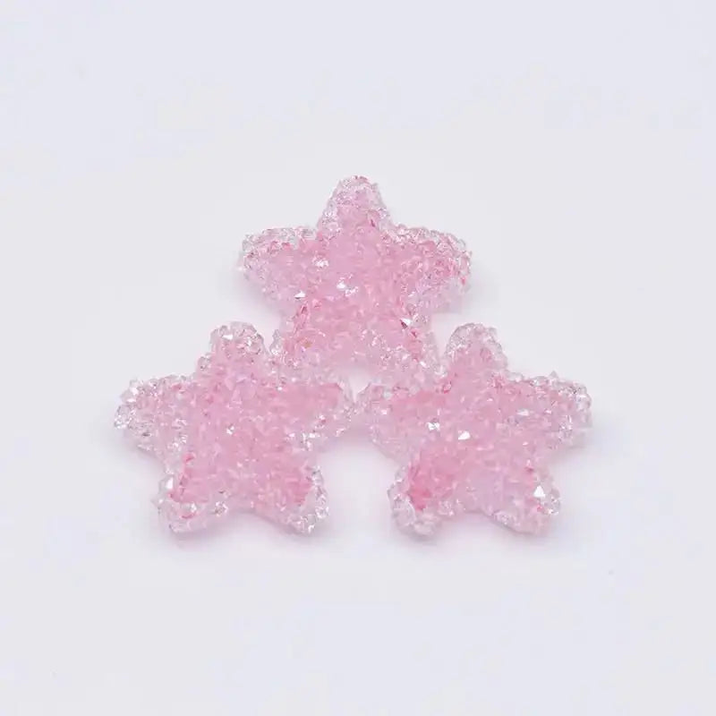 FS5153-About 21mm Star Sugar Beads (Hole is not for pen) -Zoe DIY Wholesale