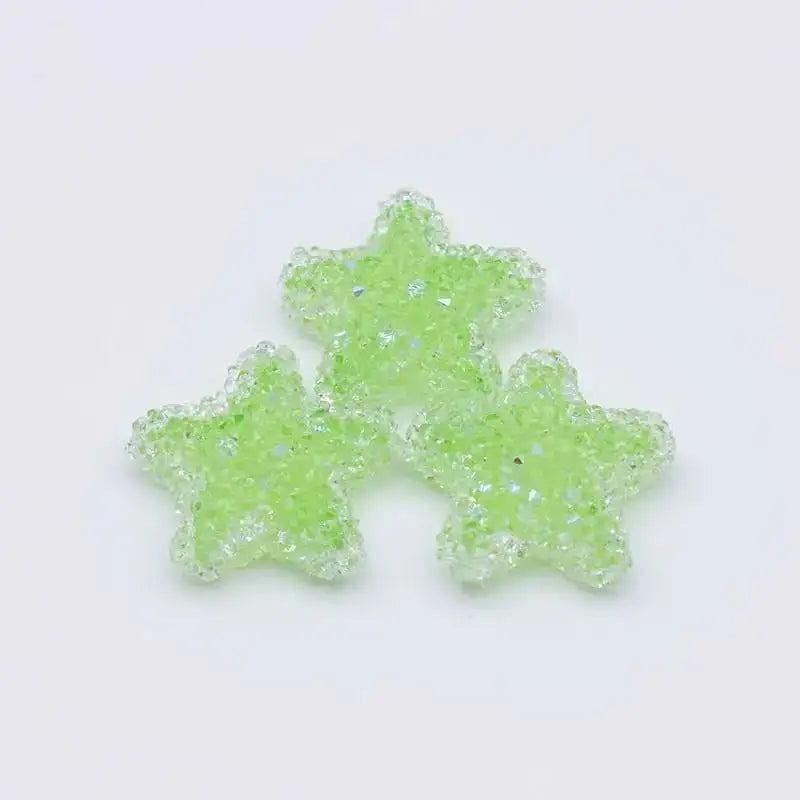 FS5153-About 21mm Star Sugar Beads (Hole is not for pen) -Zoe DIY Wholesale