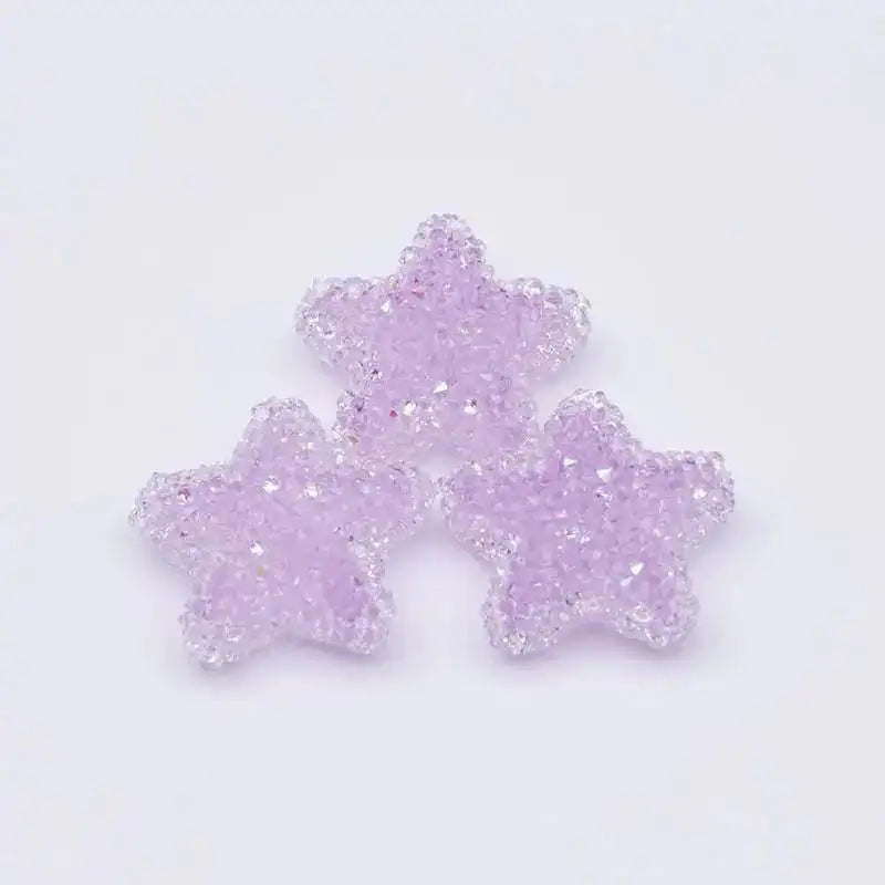 FS5153-About 21mm Star Sugar Beads (Hole is not for pen) -Zoe DIY Wholesale