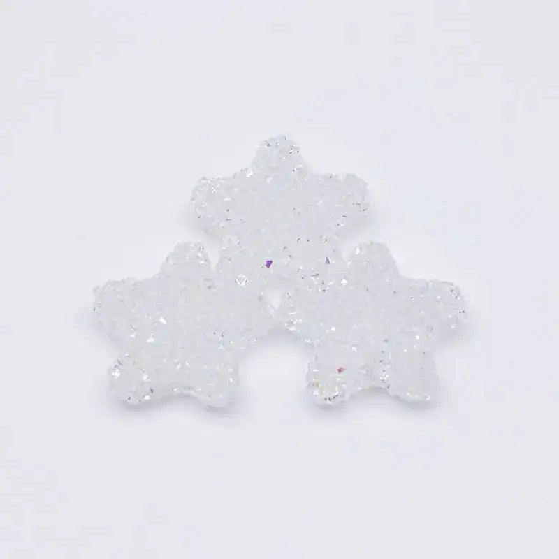 FS5153-About 21mm Star Sugar Beads (Hole is not for pen) -Zoe DIY Wholesale