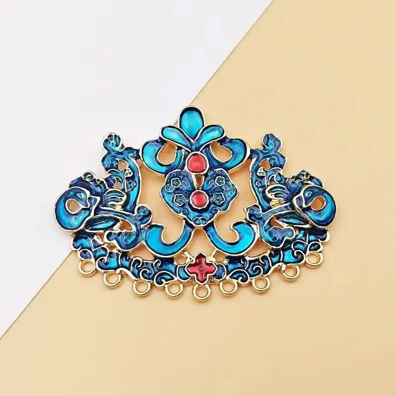 FS5290-62*45Mm Nine-Hole Metal Patch -Zoe DIY Wholesale