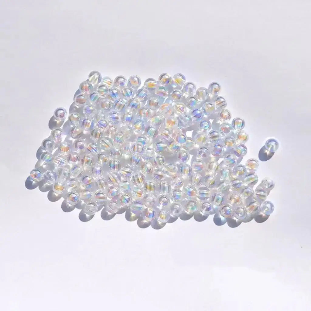 FS5304-6mm AB Coated Clear Acrylic Beads -Zoe DIY Wholesale